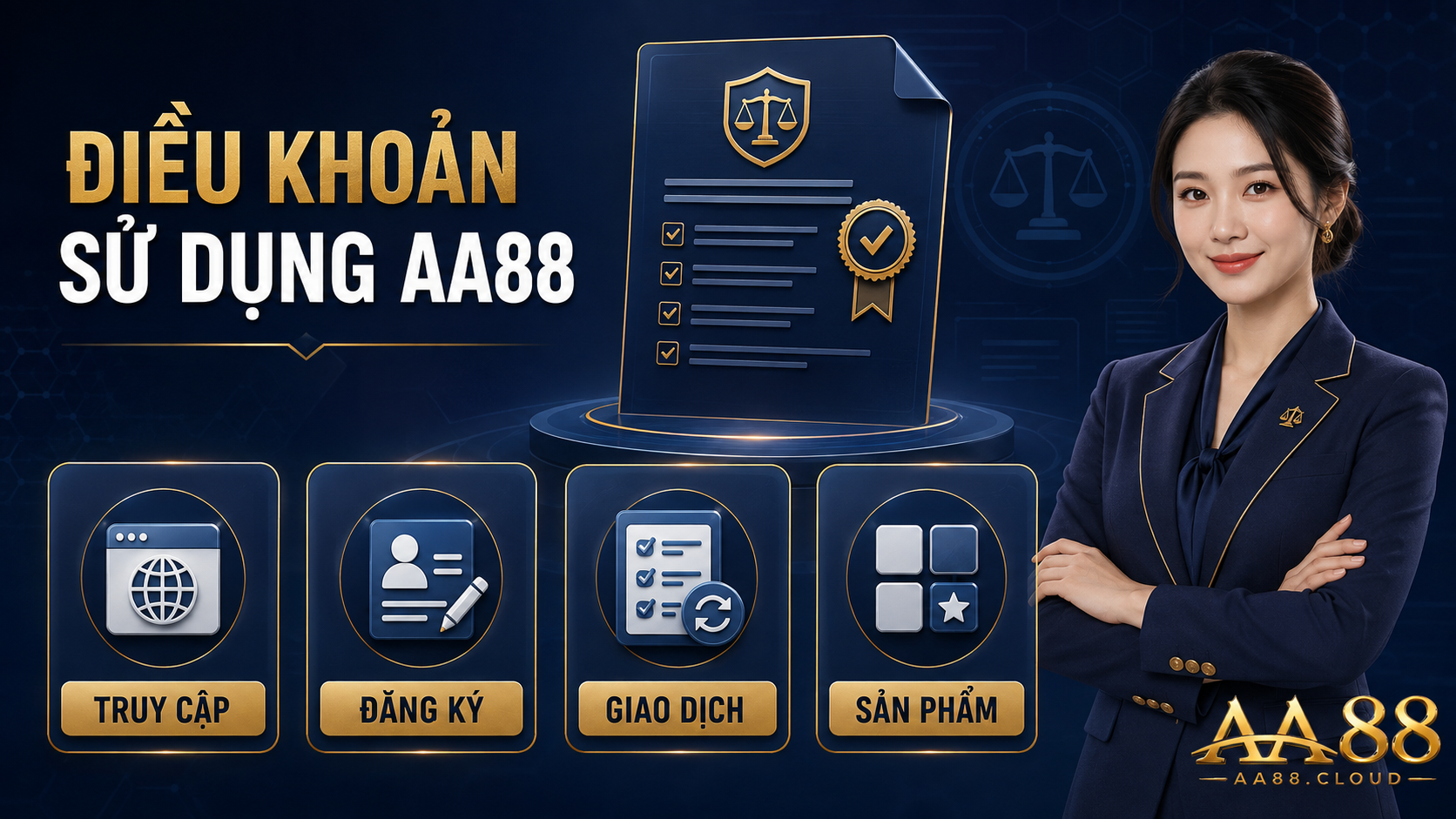 Điều khoản sử dụng AA88 tổng hợp các quy tắc cần biết trước khi truy cập, đăng ký, giao dịch hoặc tham gia sản phẩm trên peddle.in.net